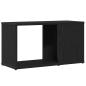 Preview: TV-Schrank Schwarz Eichen-Optik 60x24x32 cm Holzwerkstoff