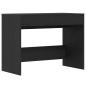 Preview: Schreibtisch Schwarz Eichen-Optik 101x50x76,5 cm Holzwerkstoff