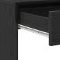 Preview: Schreibtisch Schwarz Eichen-Optik 101x50x76,5 cm Holzwerkstoff
