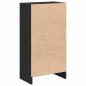 Preview: Bücherregal Schwarz Eichen-Optik 40x24x76 cm Holzwerkstoff