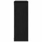 Preview: Wandregal Schwarz Eichen-Optik 45x16x45 cm Holzwerkstoff