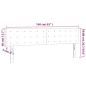 Preview: LED Kopfteil Rosa 160x5x78/88 cm Samt