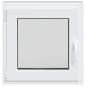 Preview: Kellerfenster RISOR 60x60 cm Dreh Kipp DIN Links Anthrazit
