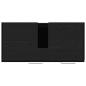 Preview: Waschbeckenunterschrank Schwarz Eichen-Optik 63x30x54 cm