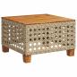 Preview: 8-tlg. Garten-Sofagarnitur mit Kissen Beige Poly Rattan