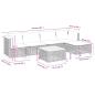 Preview: 6-tlg. Garten-Sofagarnitur mit Kissen Beige Poly Rattan