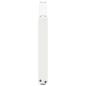 Preview: Couchtischbeine U-Form 2 Stk. Weiß 60x(42-43) cm Stahl