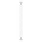 Preview: Couchtischbeine U-Form 2 Stk. Weiß 60x(42-43) cm Stahl