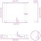 Preview: Couchtischbeine U-Form 2 Stk. Naturstahl 40x(30-31) cm Stahl