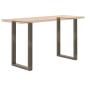 Preview: Couchtischbeine U-Form 2 Stk. Naturstahl 60x(90-91) cm Stahl