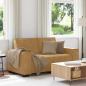 Preview: ARDEBO.de - 2-Sitzer-Sofa Braun 120 cm Samt