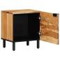 Preview: Nachttisch 40x33x46 cm Massivholz Akazie
