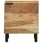 Preview: Nachttisch 40x33x46 cm Massivholz Akazie