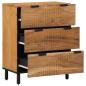 Preview: Sideboard 60x33x75 cm Massivholz Akazie