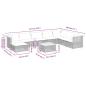 Preview: 9-tlg. Garten-Sofagarnitur mit Kissen Beige Poly Rattan