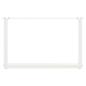 Preview: Couchtischbeine U-Form 2 Stk. Weiß 70x(42-43) cm Stahl