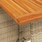 Preview: 5-tlg. Garten-Essgruppe mit Kissen Beige Poly Rattan