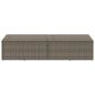 Preview: Garten-Auflagenbox Grau 220x50x58 cm Poly Rattan