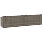 Preview: Garten-Auflagenbox Grau 220x50x58 cm Poly Rattan