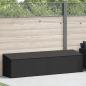 Preview: Garten-Auflagenbox Schwarz 220x50x58 cm Poly Rattan