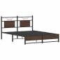 Preview: Bettgestell ohne Matratze Braun Eiche 140x190 cm Holzwerkstoff