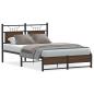 Preview: Bettgestell ohne Matratze Braun Eiche 120x200 cm Holzwerkstoff