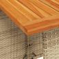 Preview: 6-tlg. Garten-Sofagarnitur mit Kissen L-Form Beige Poly Rattan