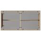 Preview: 3-tlg. Garten-Essgruppe mit Kissen Beige Poly Rattan