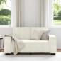 Preview: 2-Sitzer-Sofa Creme 120 cm Samt