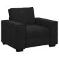 Preview: Sessel Schwarz 59 cm Samt