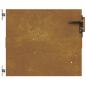 Preview: Gartentor 85x100 cm Cortenstahl