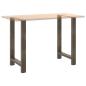 Preview: Couchtischbeine Naturstahl 2 Stk. 60x(90-91) cm Stahl