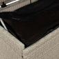 Preview: Gartentruhe mit Rollen Hellgrau 160x55x75 cm Poly Rattan