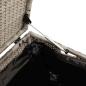 Preview: Garten-Auflagenbox Hellgrau 220x50x58 cm Poly Rattan