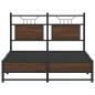 Preview: Bettgestell ohne Matratze Braun Eiche 120x190 cm Holzwerkstoff