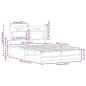 Preview: Bettgestell ohne Matratze Braun Eiche 120x190 cm Holzwerkstoff