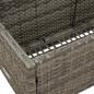 Preview: Pool Aufbewahrungsbehälter Grau 110x100x57 cm Poly Rattan