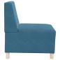Preview: Sessel Blau 55 cm Samt