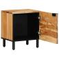Preview: Nachttische 2 Stk. 40x33x46 cm Massivholz Akazie