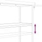 Preview: Aktenschrank Schwarz 90x40x110 cm Stahl