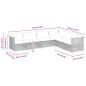 Preview: 6-tlg. Garten-Sofagarnitur mit Kissen Beige Poly Rattan