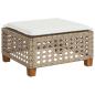 Preview: 8-tlg. Garten-Sofagarnitur mit Kissen Beige Poly Rattan