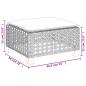 Preview: 6-tlg. Garten-Sofagarnitur mit Kissen Beige Poly Rattan