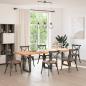 Preview: Couchtischbeine U-Form 3 Stk. Naturstahl 70x(72-73) cm Stahl