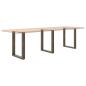 Preview: Couchtischbeine U-Form 3 Stk. Naturstahl 70x(72-73) cm Stahl