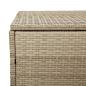 Preview: Garten-Auflagenbox Beige 220x50x58 cm Poly Rattan