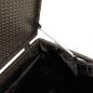 Preview: Garten-Auflagenbox Braun 220x50x58 cm Poly Rattan