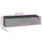 Preview: Garten-Auflagenbox Braun 220x50x58 cm Poly Rattan