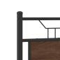 Preview: Bettgestell ohne Matratze Braun Eiche 120x200 cm Holzwerkstoff