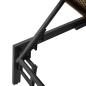 Preview: Sonnenliege mit Auflage Braun Poly Rattan